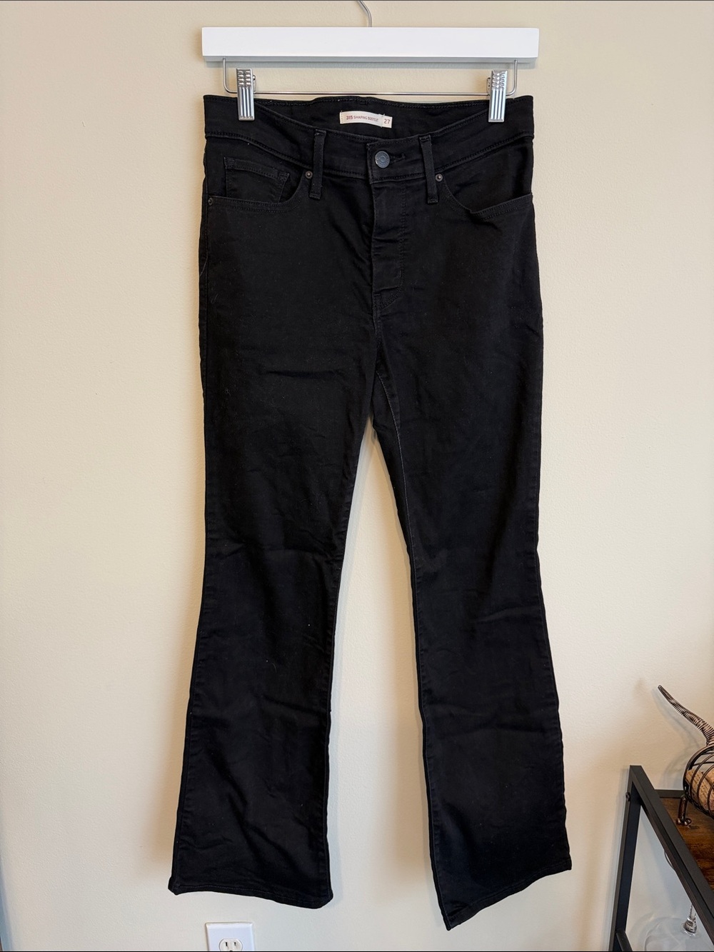 Levi's Black Shaping Bootcut Jeans